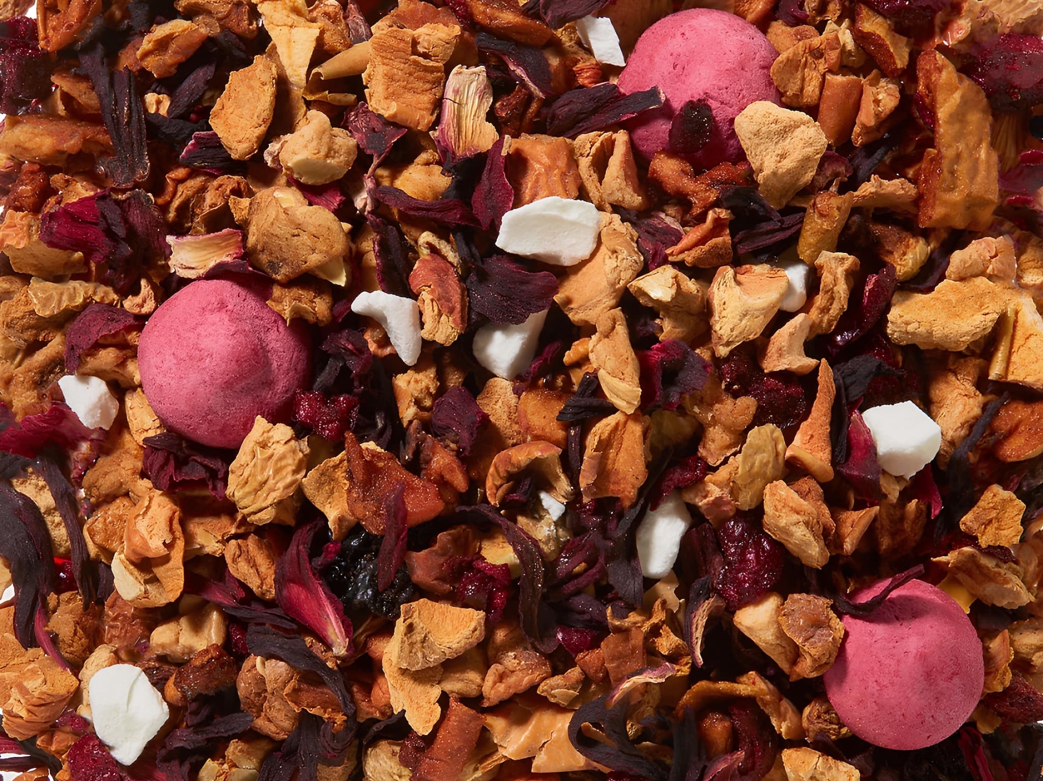 cseresznye habcsók koffeinmentes gyümölcs szálas tea, édes és lágy ízvilág, prémium minőség, 100g és 250g kiszerelésben