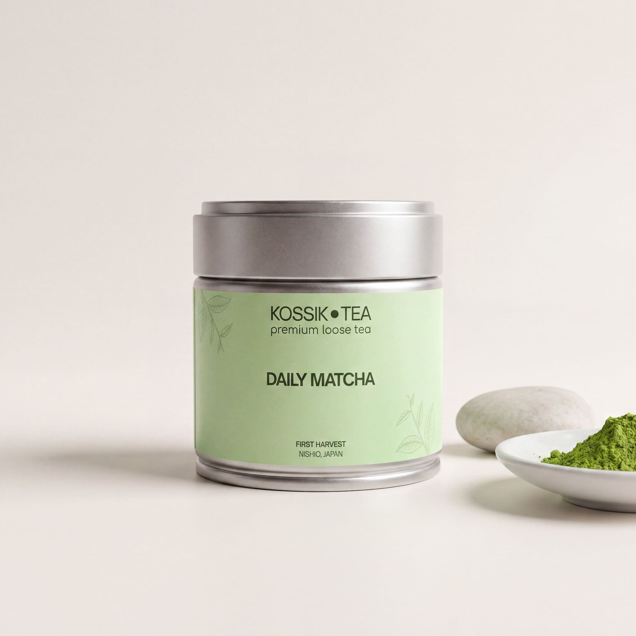 Daily Matcha csomagolása – Kossik Tea & Coffee