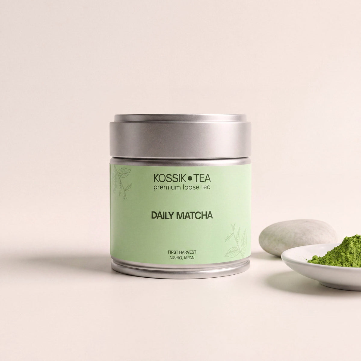 Daily Matcha csomagolása – Kossik Tea & Coffee
