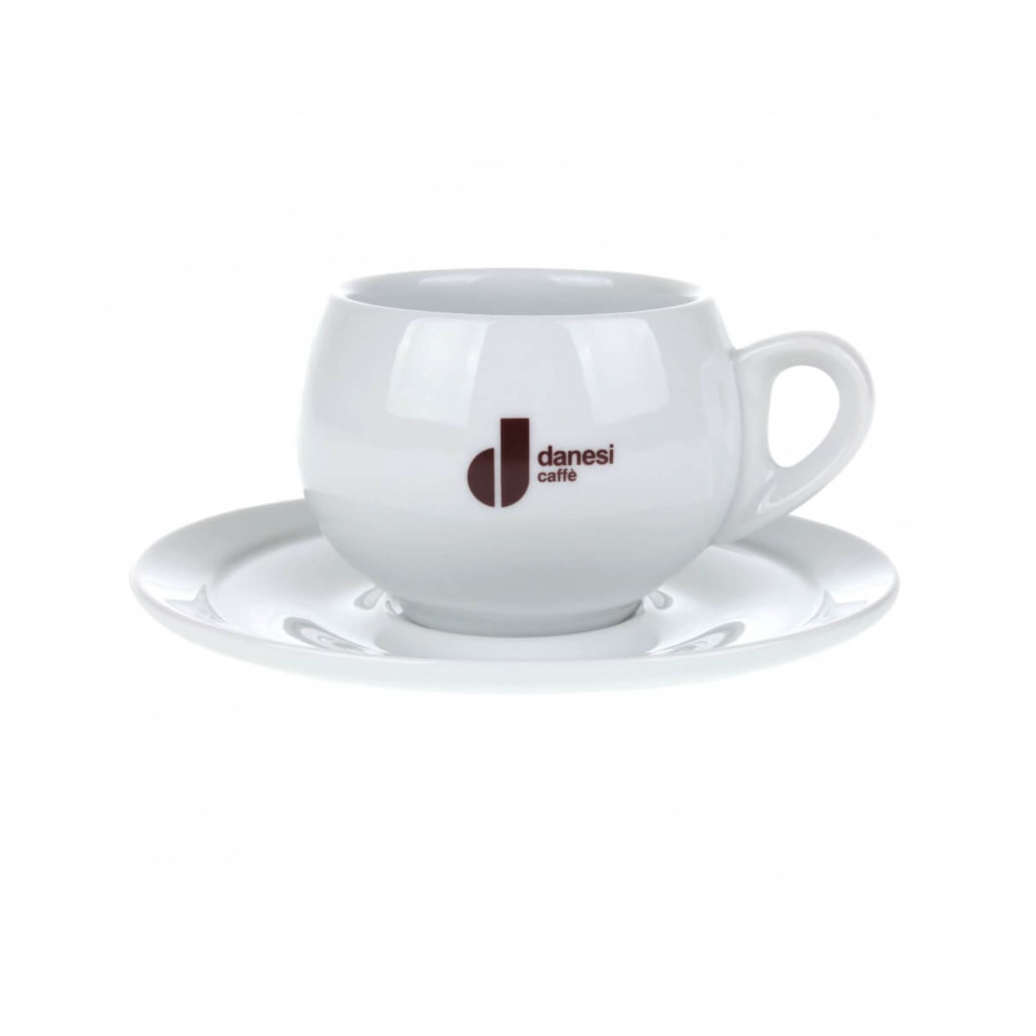 danesi classic espresso porcelán kávéscsésze alátéttel kompakt formával