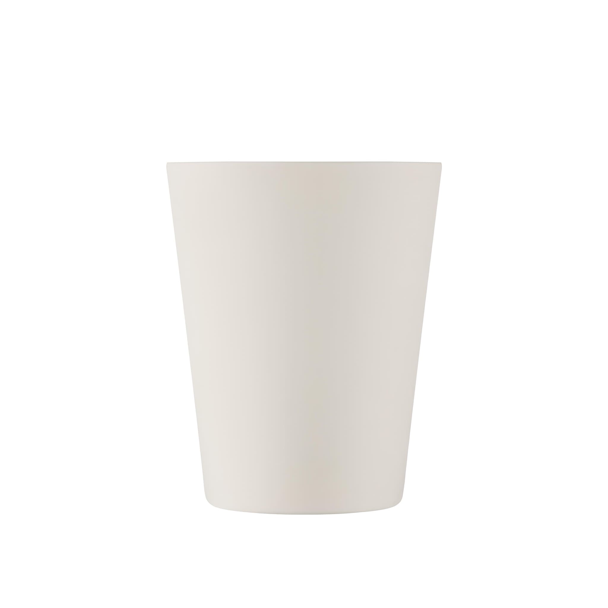 ecoffee cup black nature fekete fehér 350 ml termosz alternatíva tető nélkül, környezetbarát kulacs