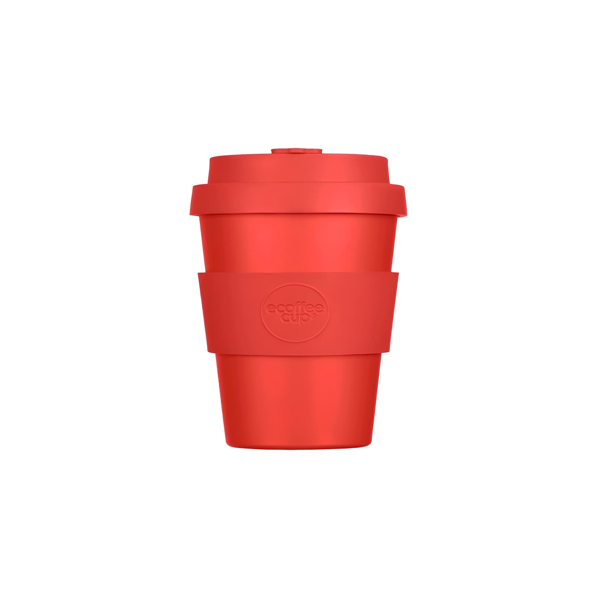 fenntartható ecoffee cup meridian gate piros kávés pohár 180 ml tetővel, újrahasználható kulacs