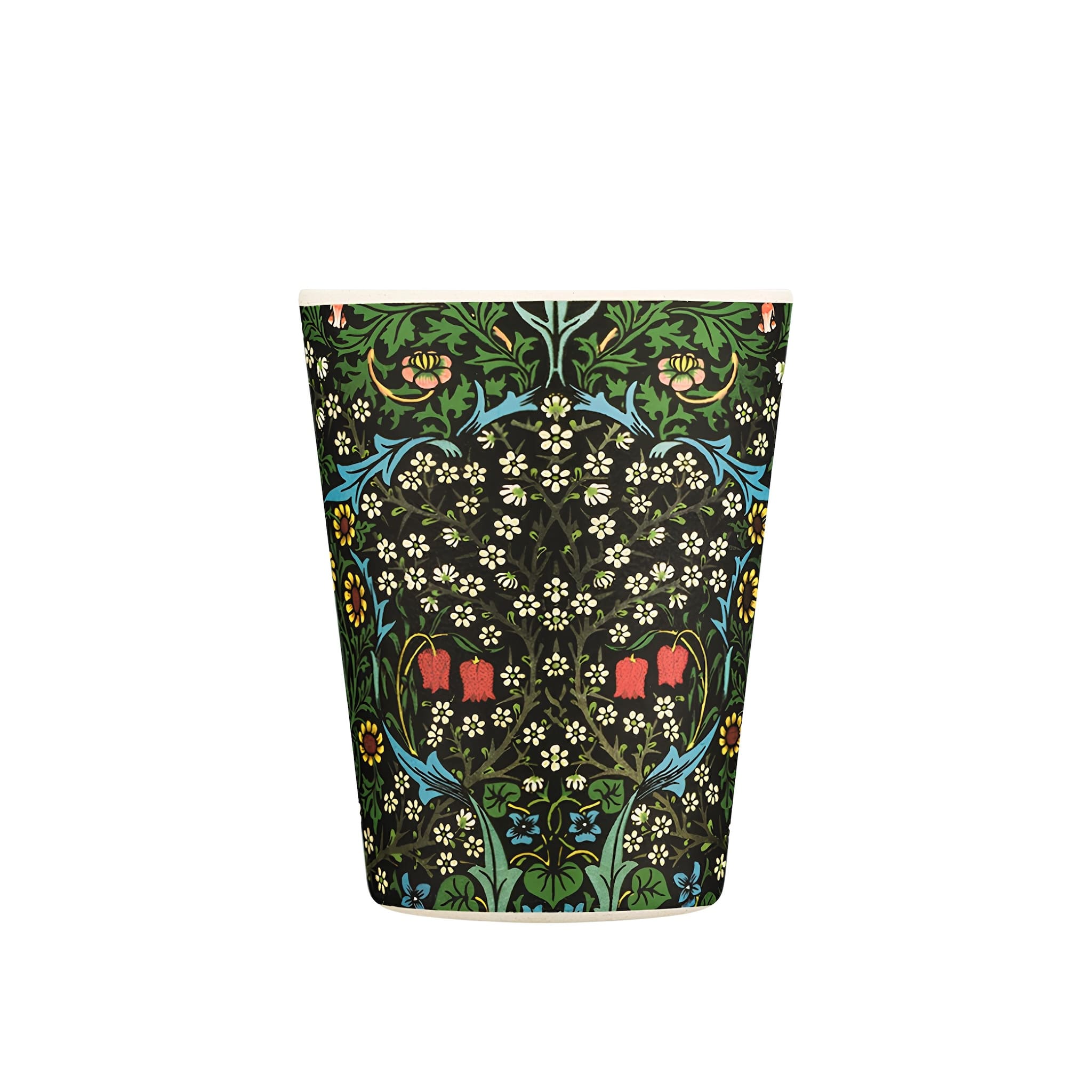 ecoffee cup william morris blackthorn kávés pohár 350 ml tető nélkül, környezetbarát termosz művészi kollekció