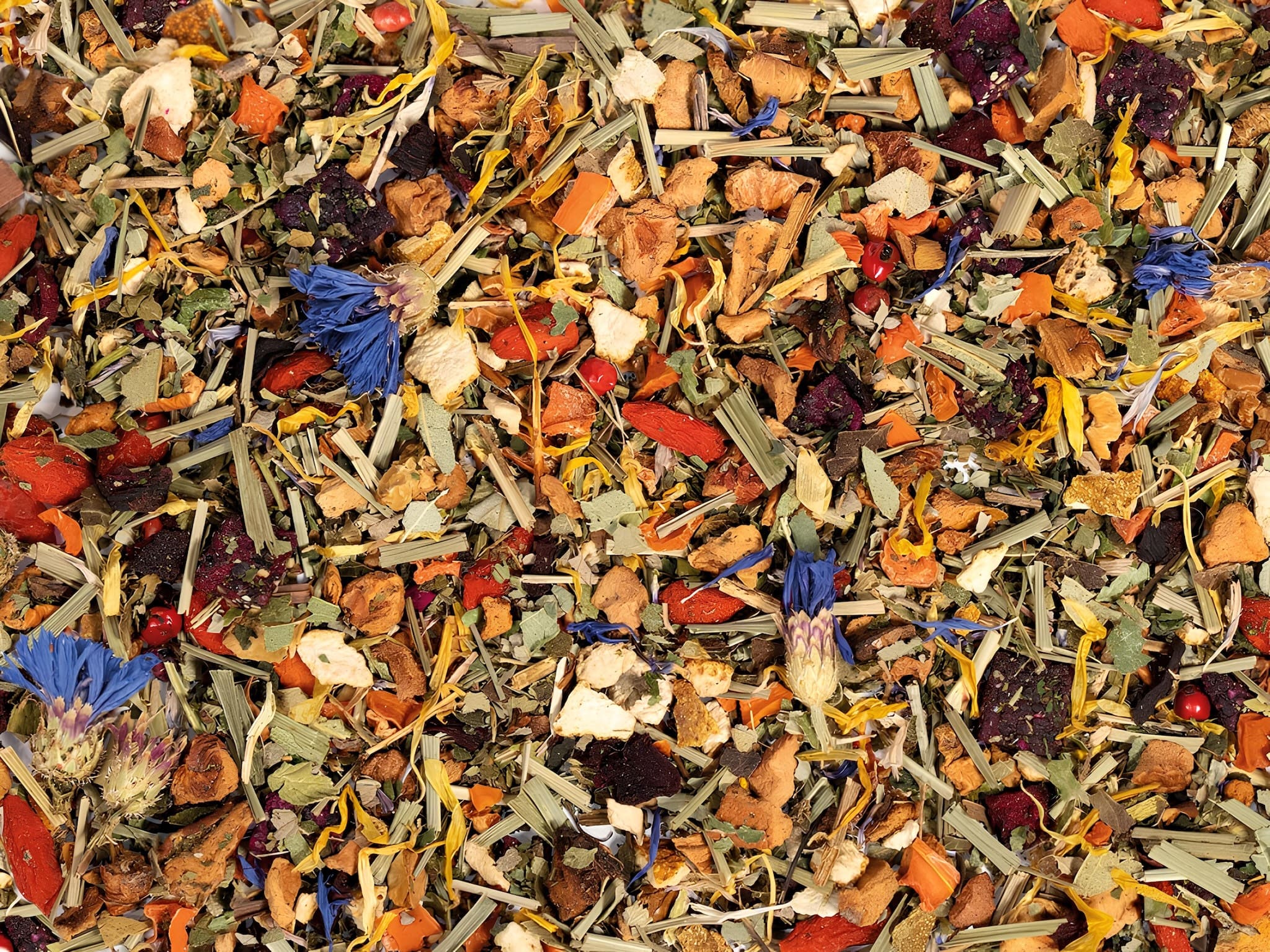 feng shui kiegyensúlyozó koffeinmentes gyógynövény szálas tea, prémium minőség, elérhető 100g és 250g kiszerelésben