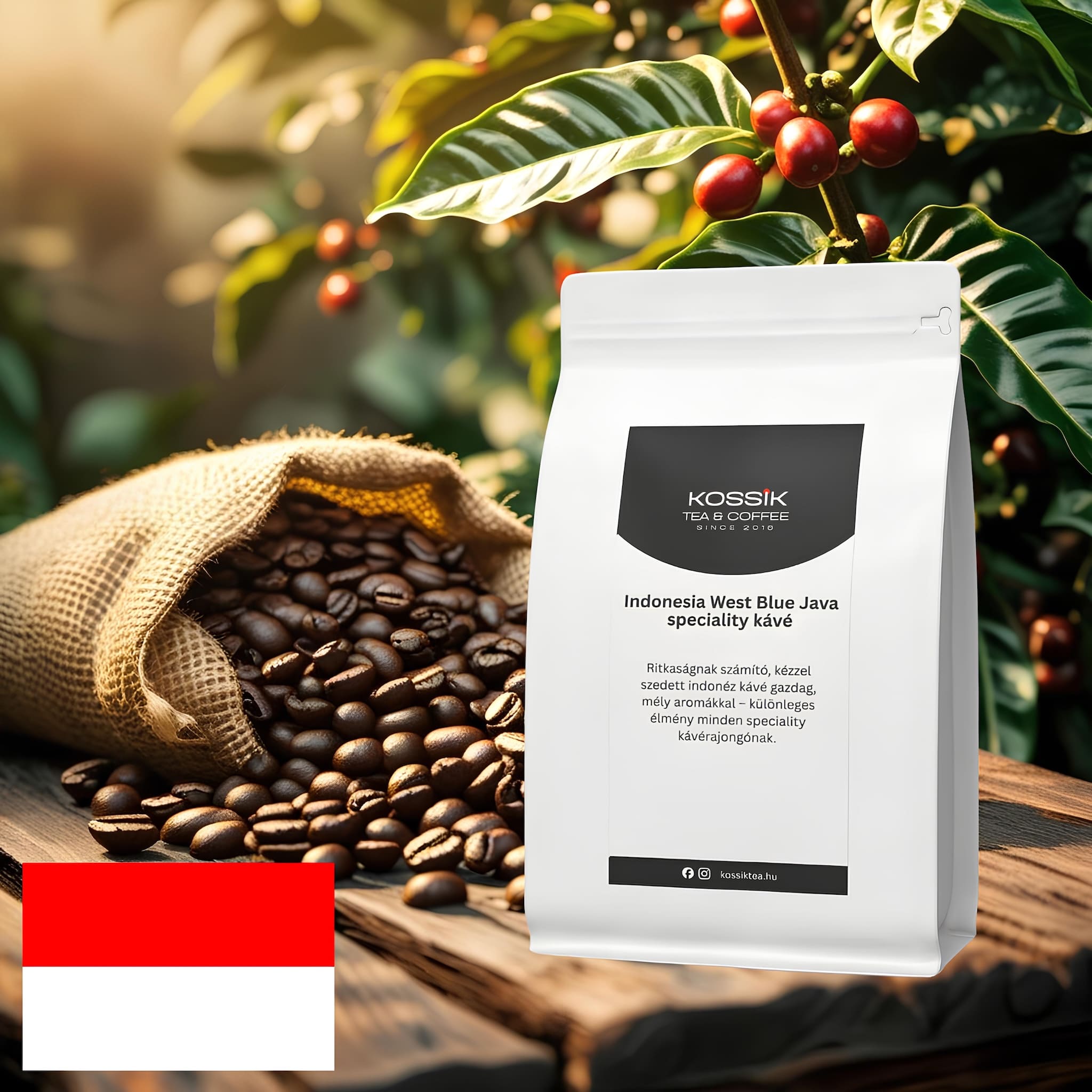 Indonesia West Blue Java speciality kávé