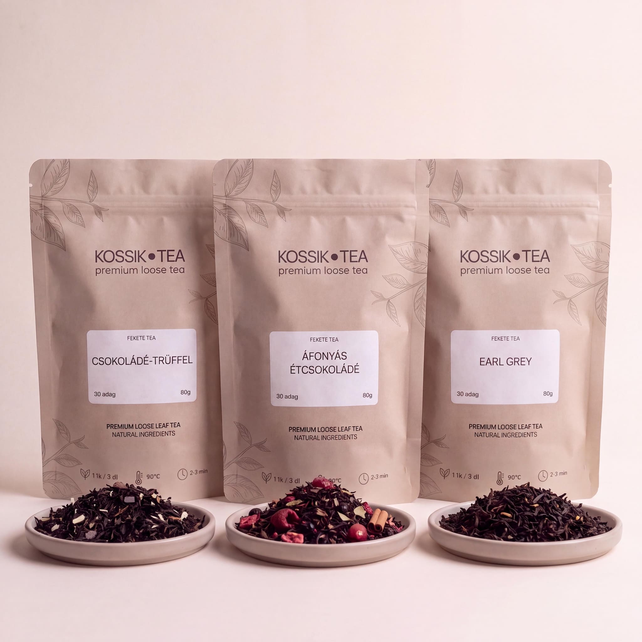 Ízesített Fekete Válogatás – Kossik Tea & Coffee bundle