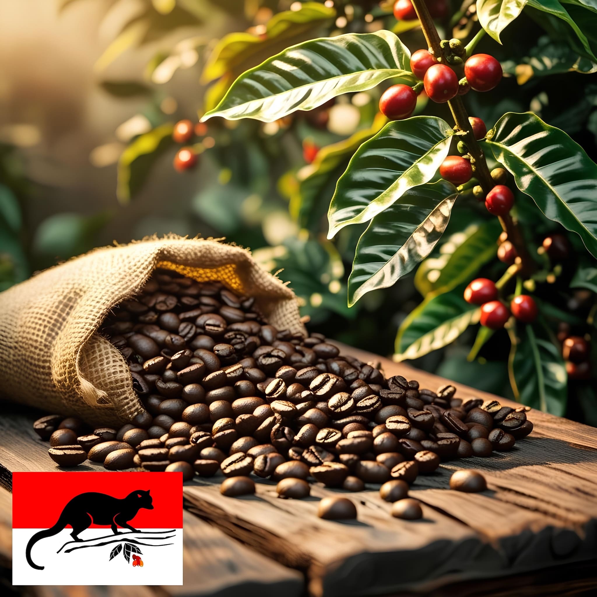 különleges kopi luwak speciality cibetmacska kávé 100% arabica, single origin, 100g és 250g kiszerelésben, prémium minőség