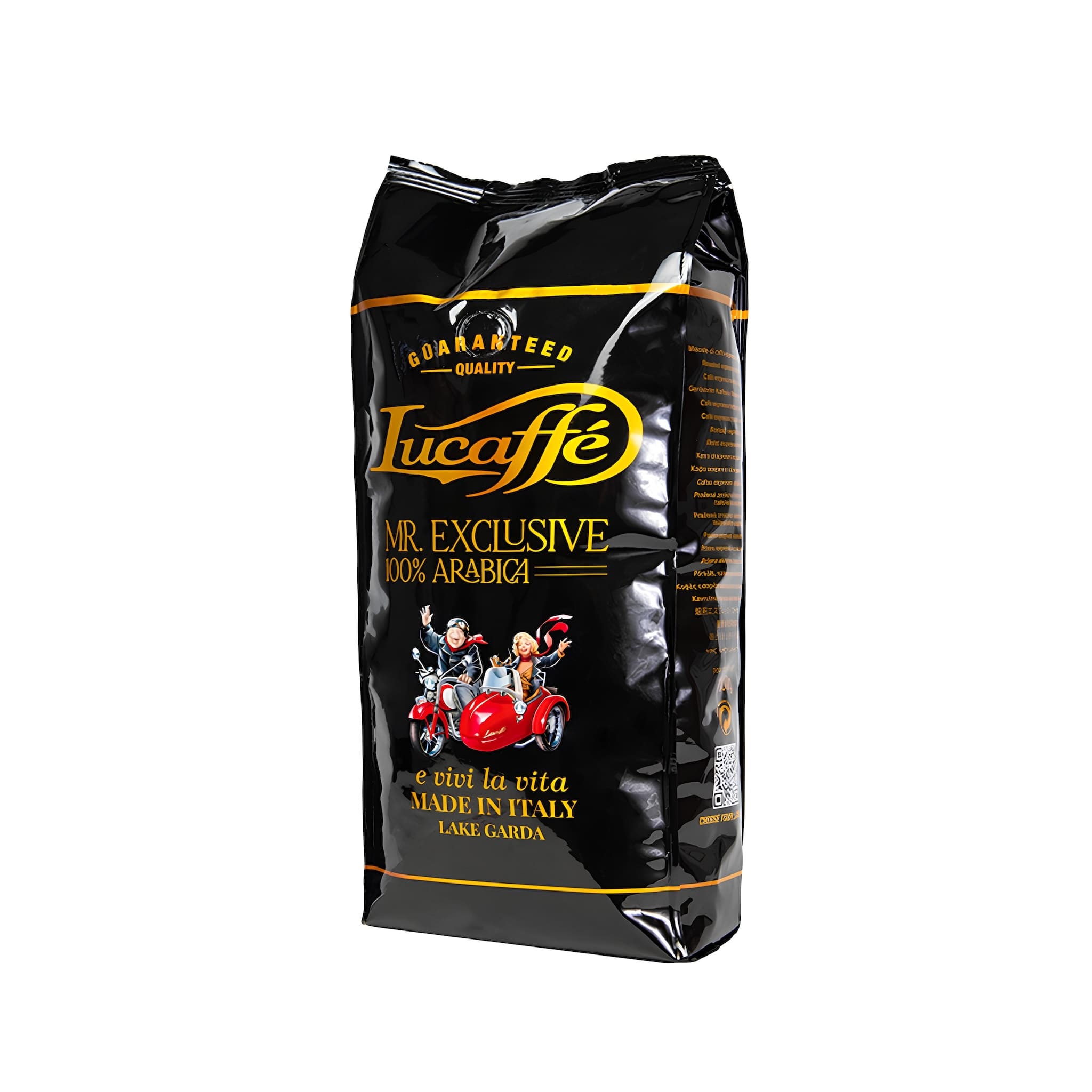 lucaffé mr. exclusive 100% arabica szemes kávé 1 kg zacskóban