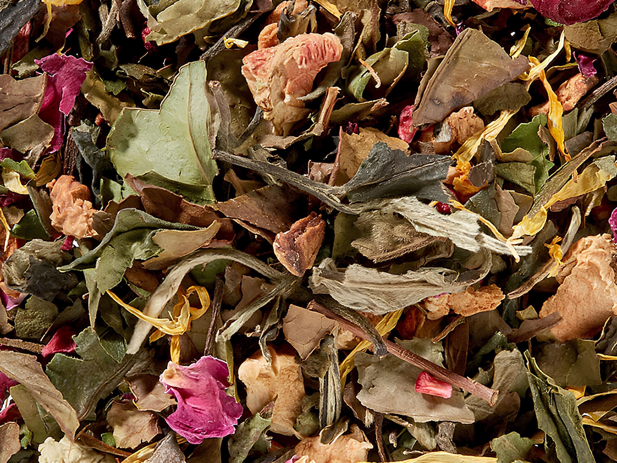 málna-tonkabab ízesítésű fehér szálas tea, koffeinmentes prémium minőség, elérhető 100g és 250g kiszerelésben