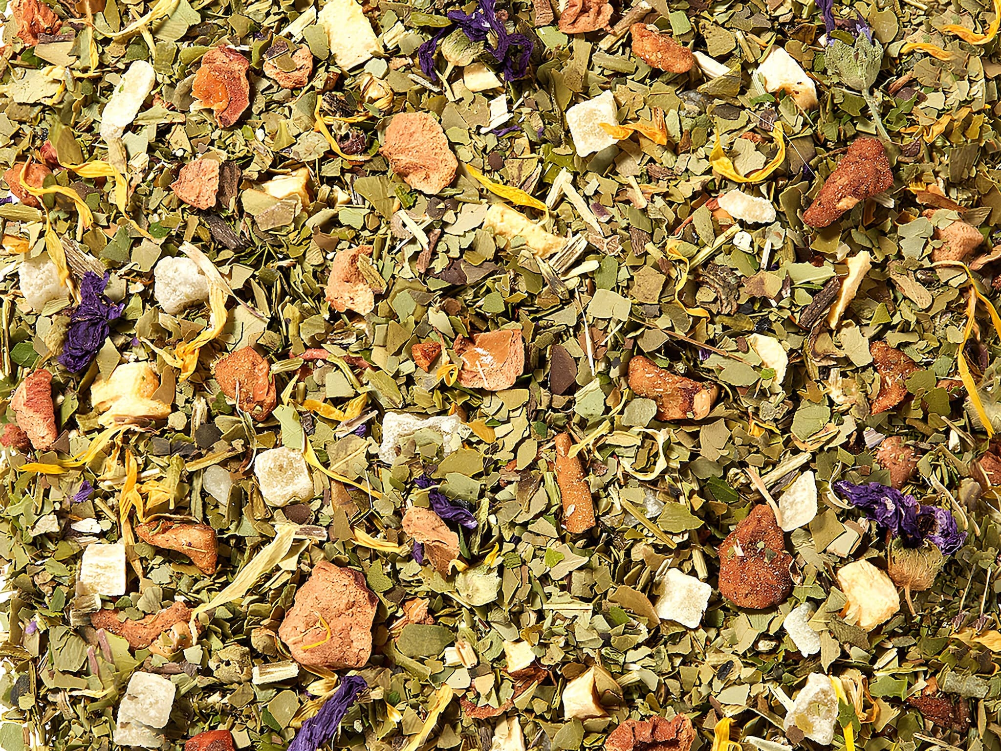 maracuja-ananász ízesítésű brazil mate tea, prémium minőség, élénkítő szálas tea, 100g és 250g kiszerelésben