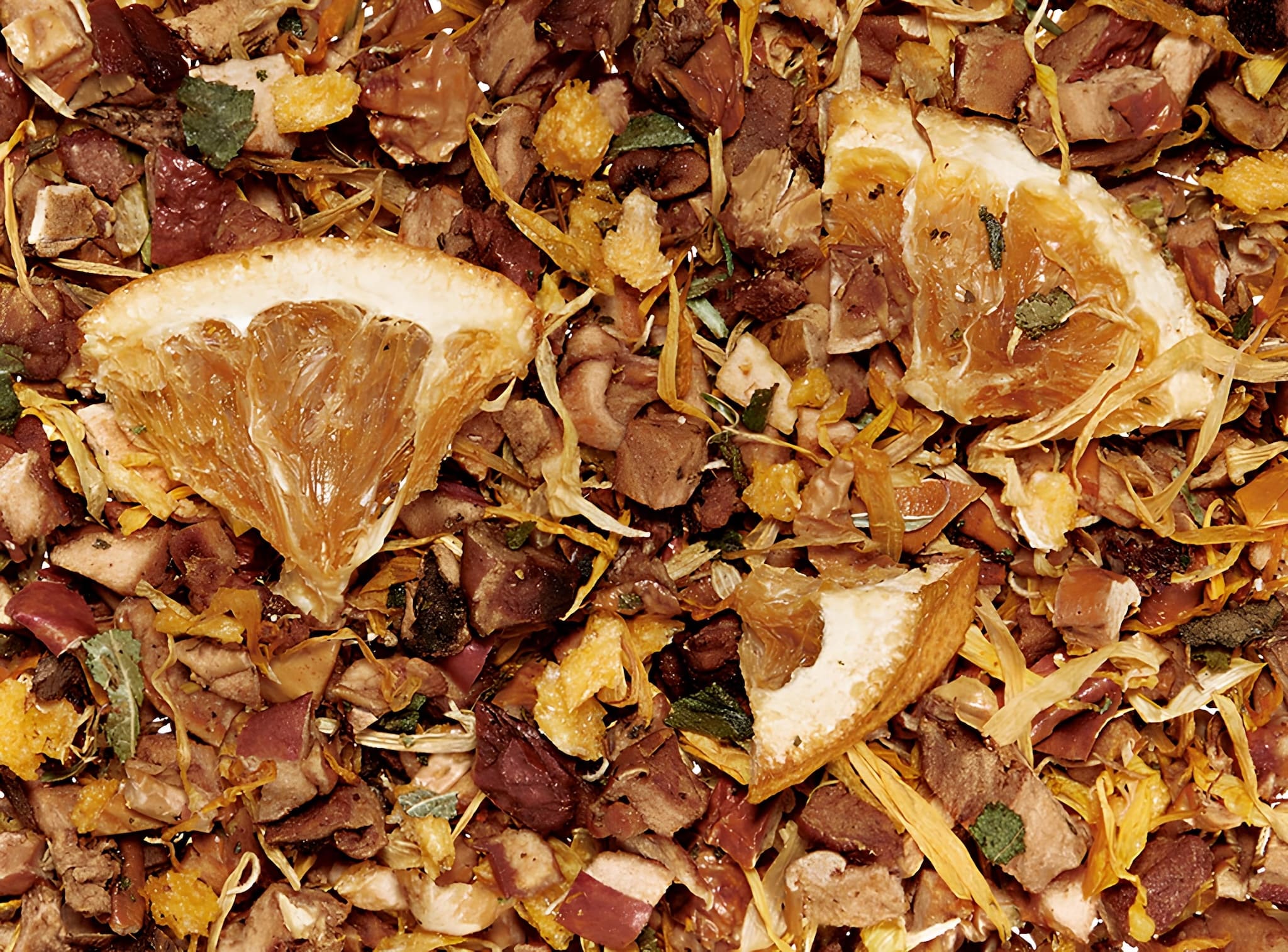 narancs álom koffeinmentes gyümölcs szálas tea, frissítő citrusos ízvilág, prémium minőség, 100g és 250g kiszerelésben