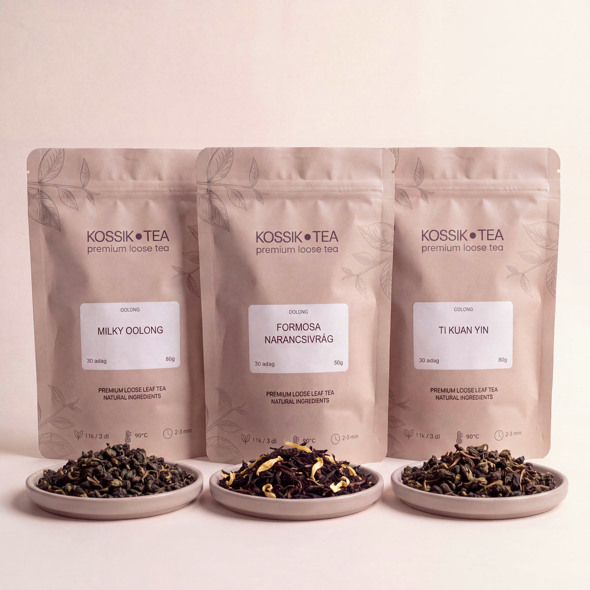 Oolong Trió – Kossik Tea & Coffee bundle