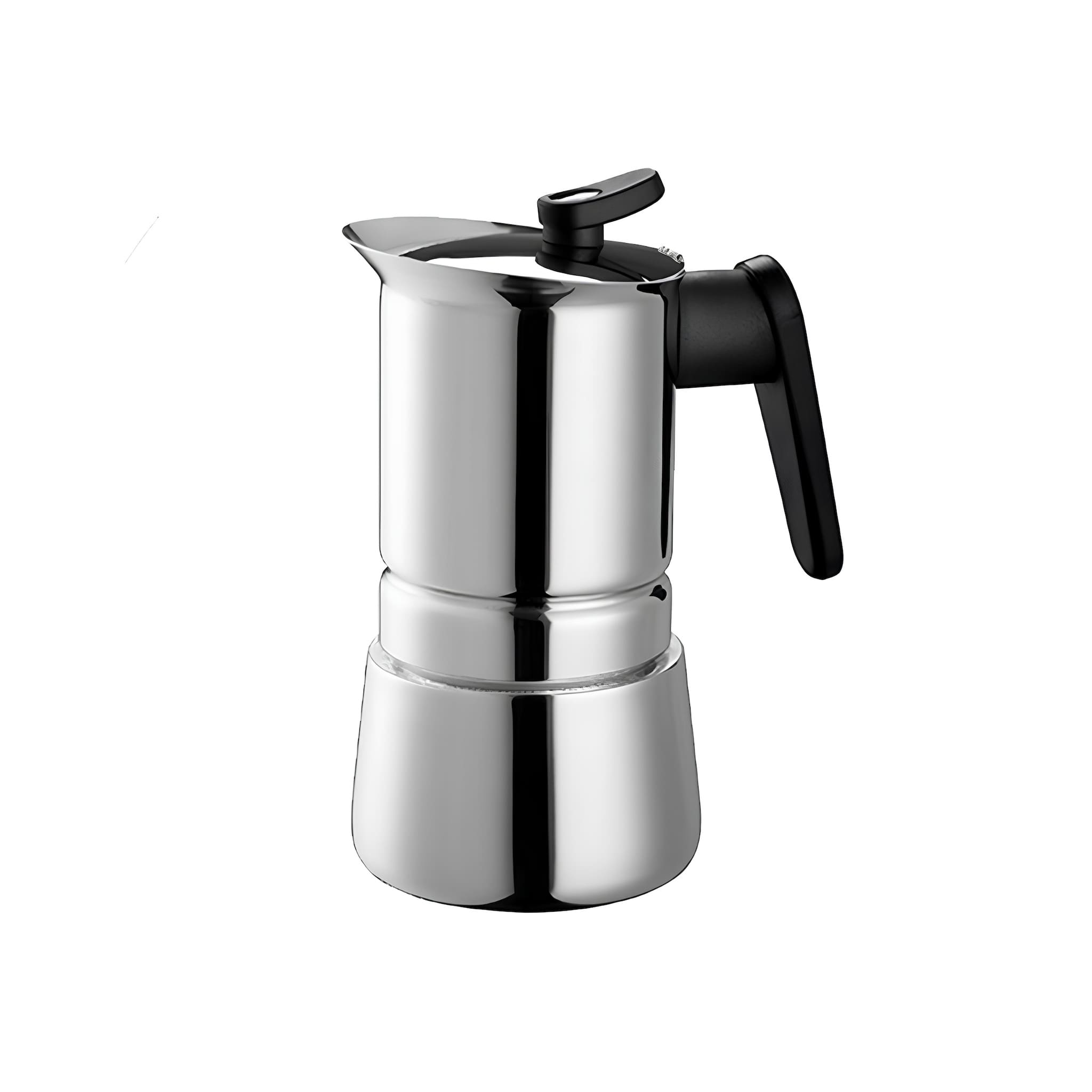 pedrini steel moka induction kotyogós kávéfőző rozsdamentes acélból