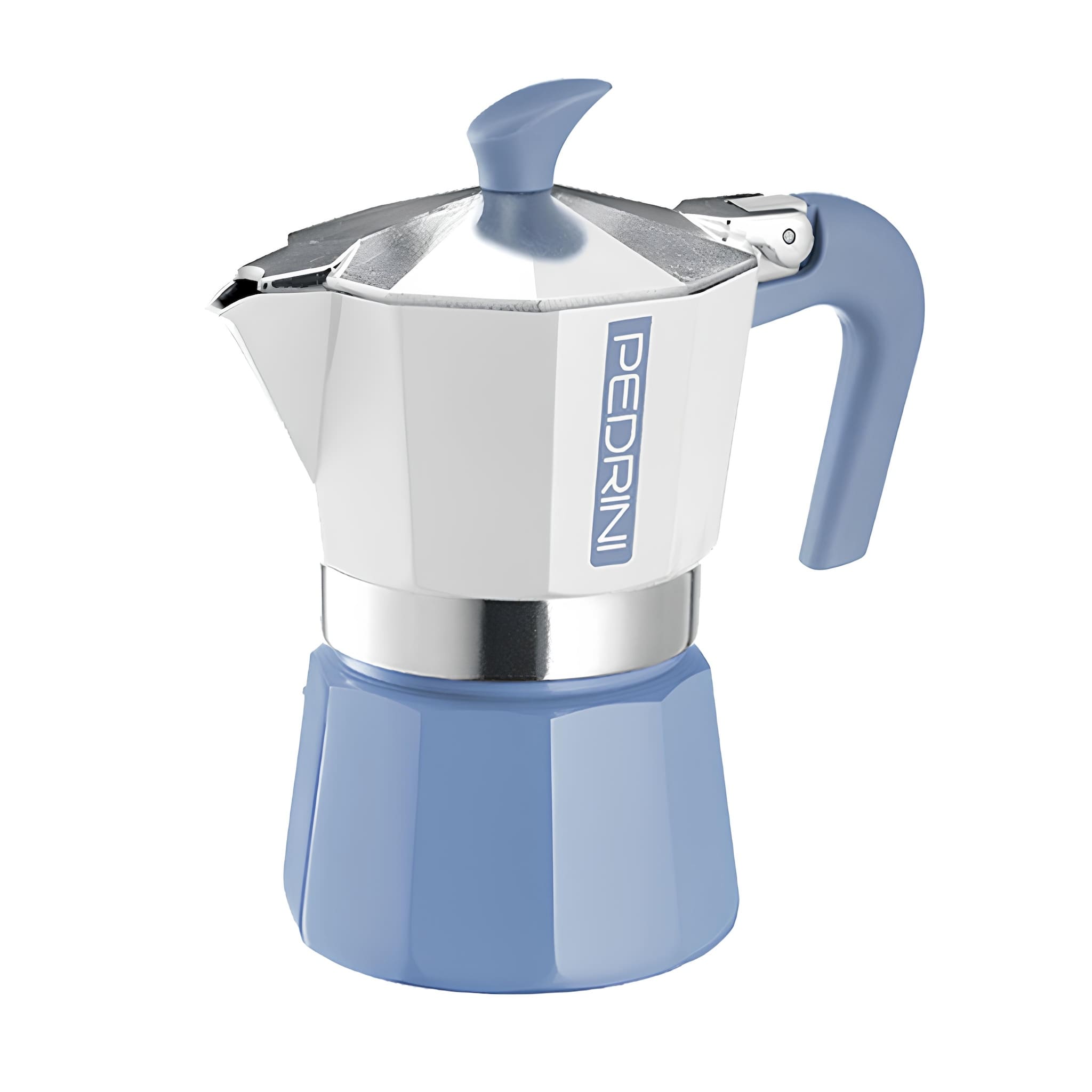 kék pedrini mymoka new color alumíniumból készült kotyogós kávéfőző