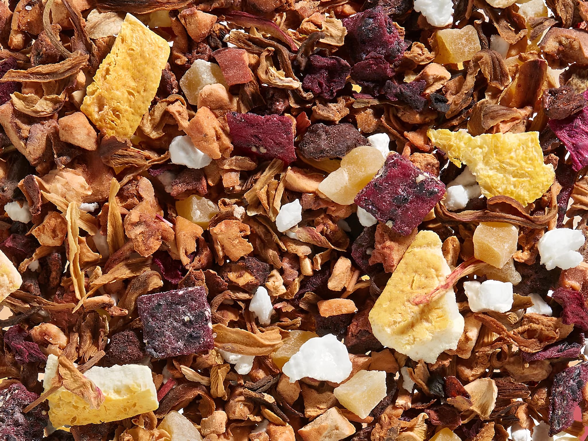 Rose Lemon koffeinmentes gyümölcs szálas tea maracujával, citrommal és dragonfruit-tal, 100g és 250g kiszerelésben