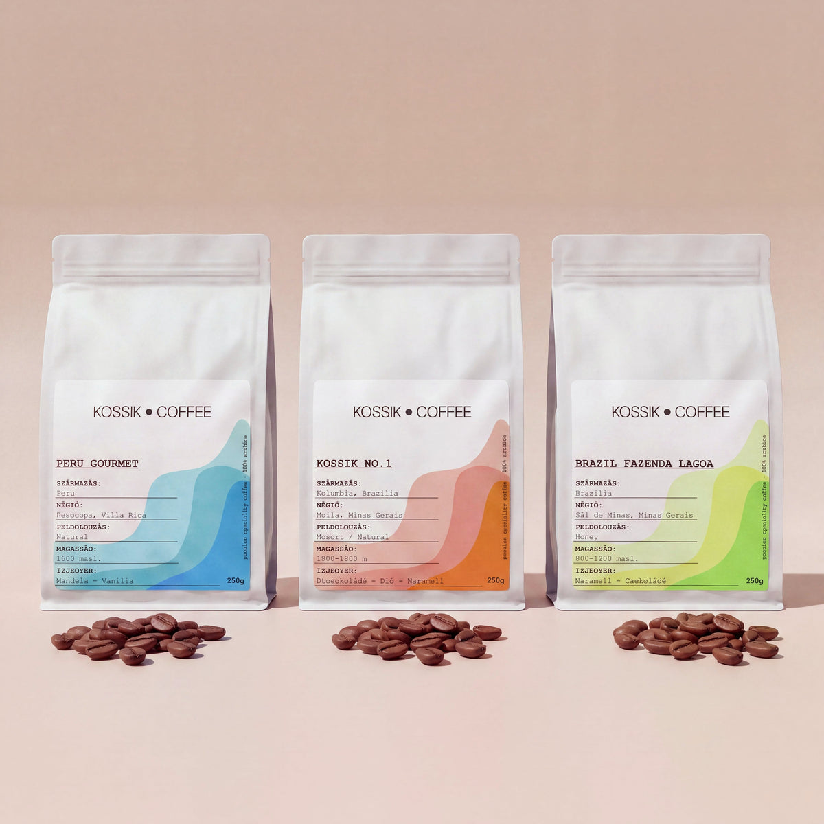 Speciality Trió – Kossik Tea & Coffee bundle