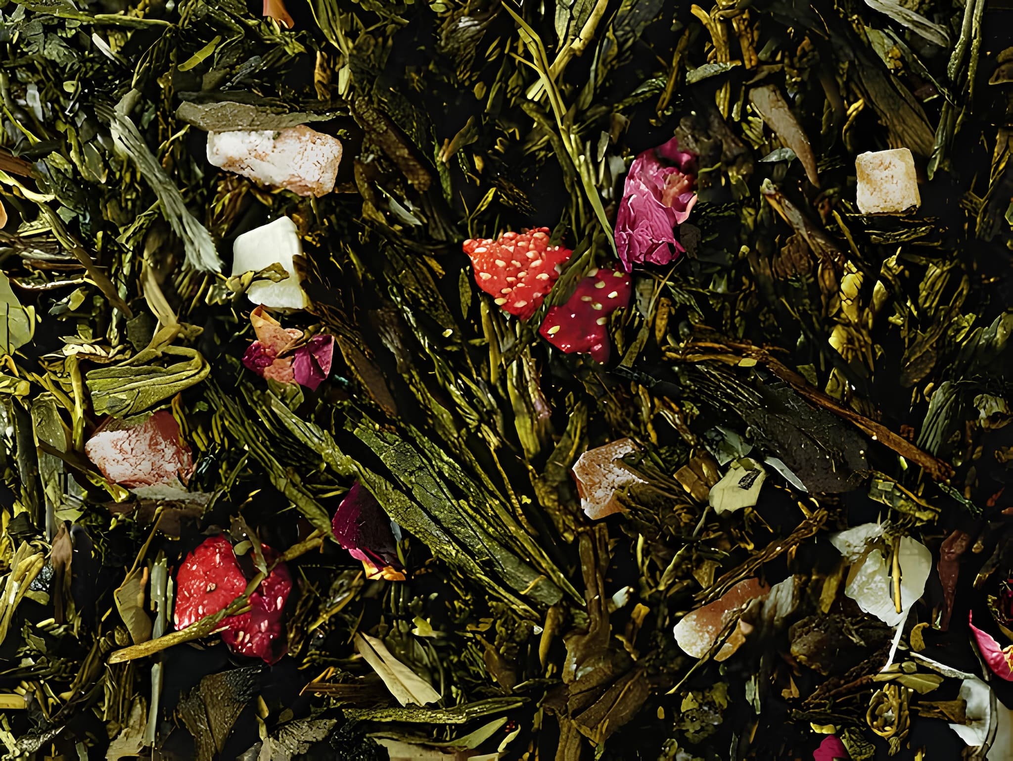 angyali csók zöld-fehér szálas tea, lágy és harmonikus íz, prémium minőség, 100g és 250g kiszerelésben