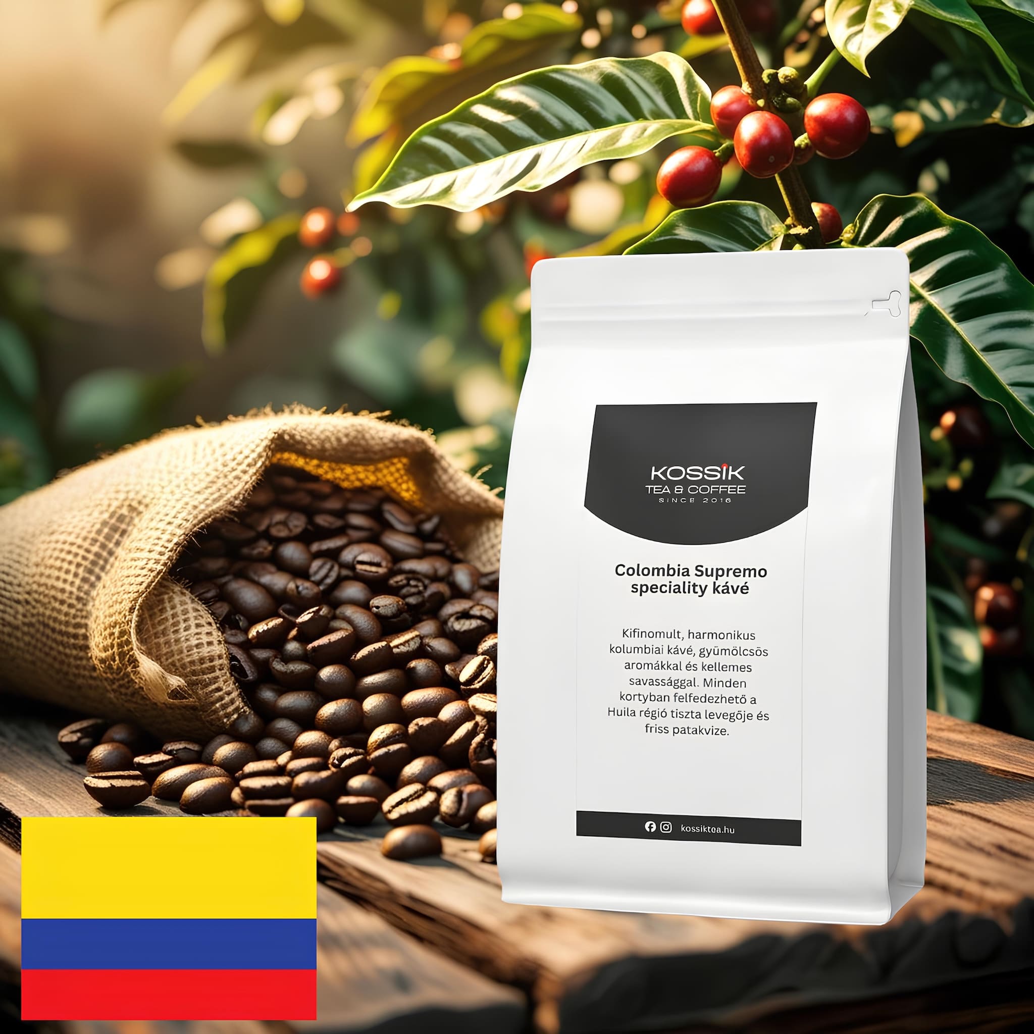 Colombia Supremo speciality kávé