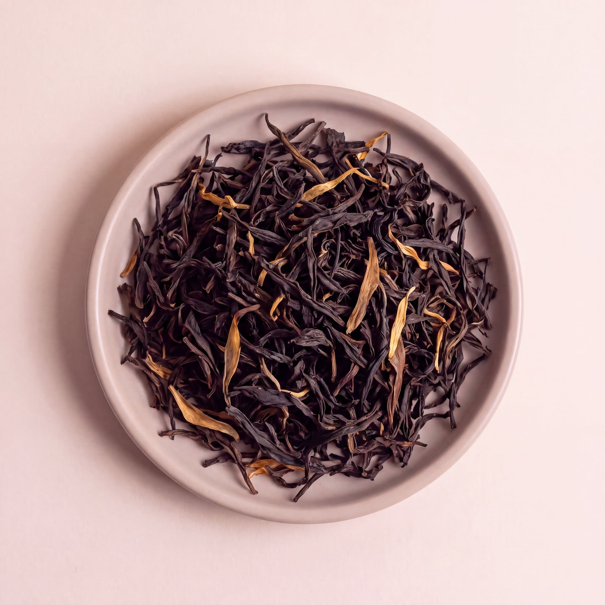 Da Hong Pao Oolong tea levelei közelről
