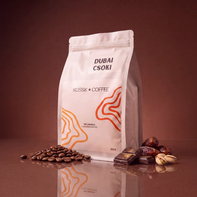 dubai csokoládé aromás 100% arabica kávé, prémium minőségű termék