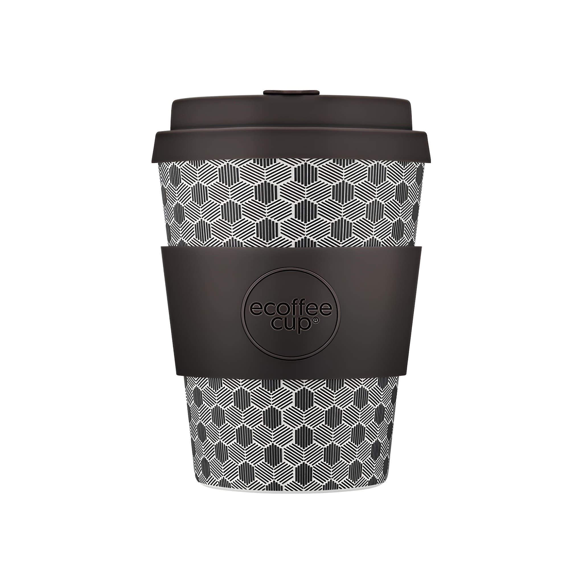 ecoffee cup fermis paradox 350 ml mintás kávés pohár tetővel, környezetbarát és újrahasználható