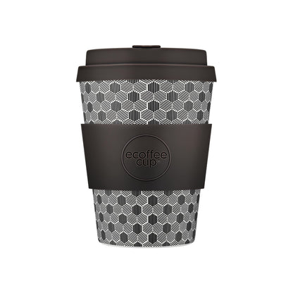 ecoffee cup fermis paradox 350 ml mintás kávés pohár tetővel, környezetbarát és újrahasználható