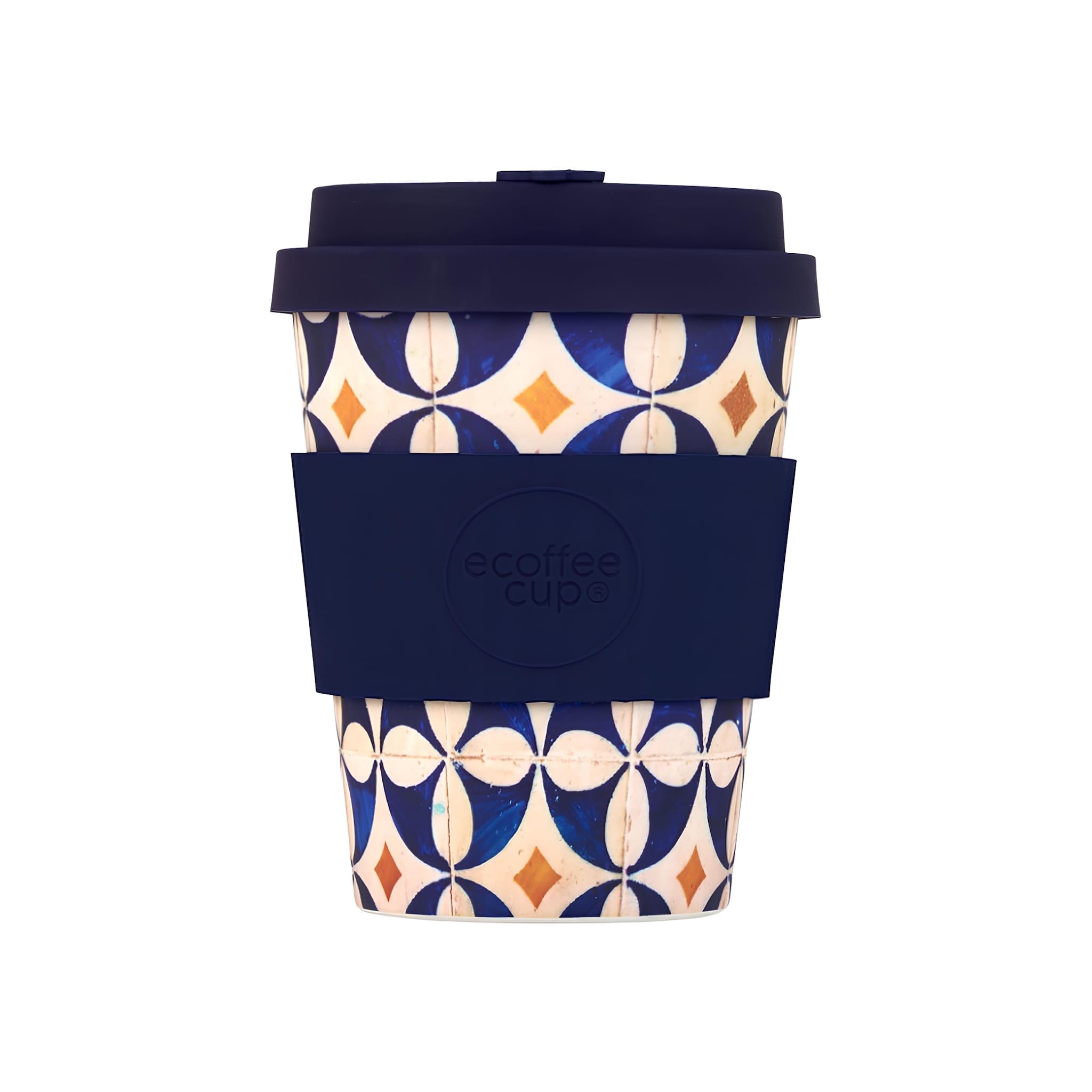 újrahasználható ecoffee cup micks truckle 350 ml mintás kávés pohár tetővel, fenntartható választás