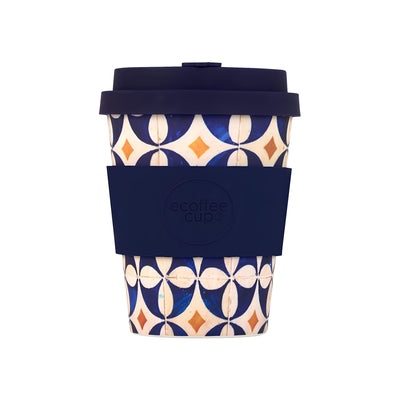 újrahasználható ecoffee cup micks truckle 350 ml mintás kávés pohár tetővel, fenntartható választás