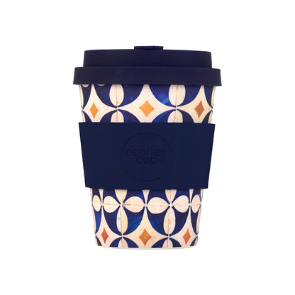 újrahasználható ecoffee cup micks truckle 350 ml mintás kávés pohár tetővel, fenntartható választás