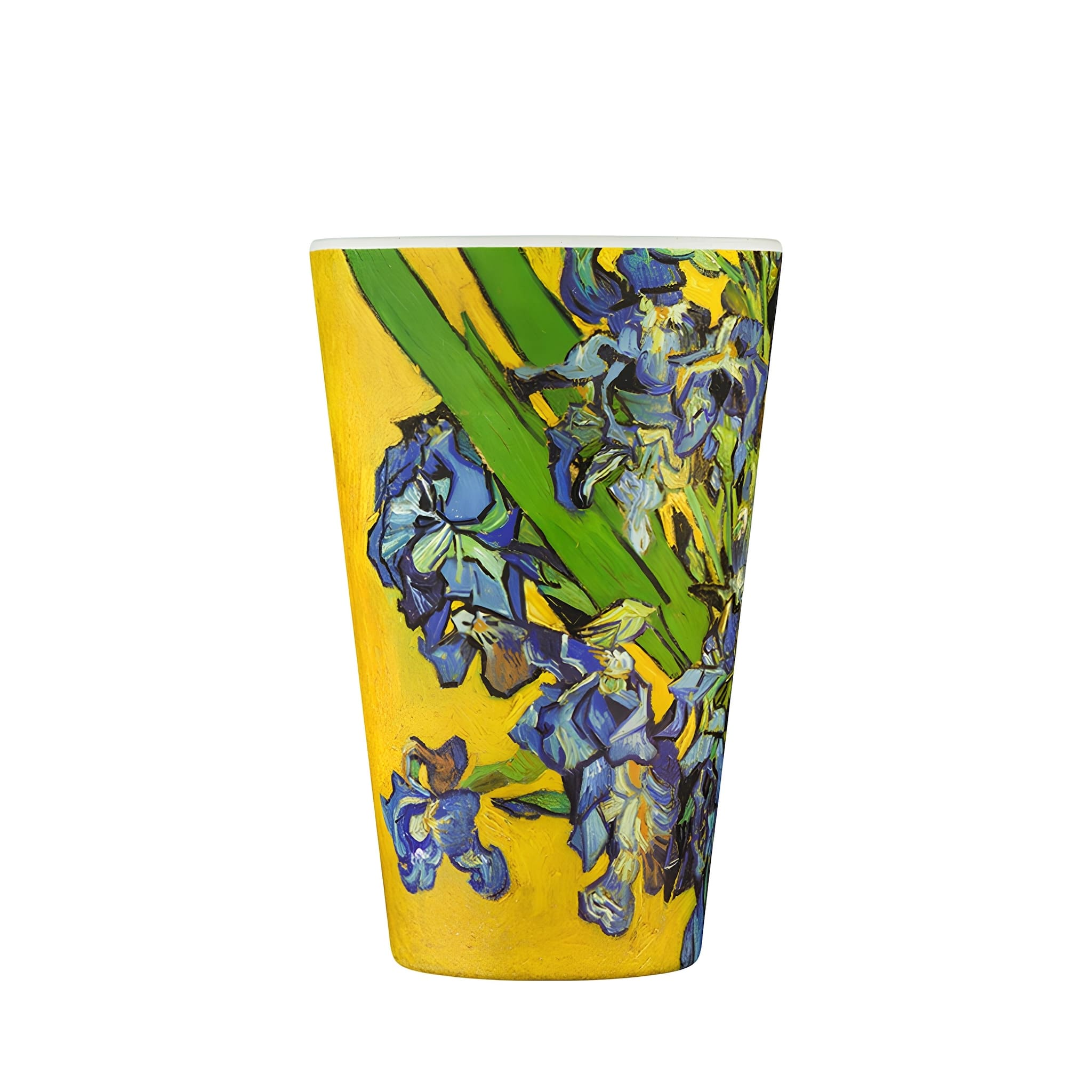 fenntartható ecoffee cup van gogh irises 400 ml termosz alternatíva tető nélkül művészi kollekció