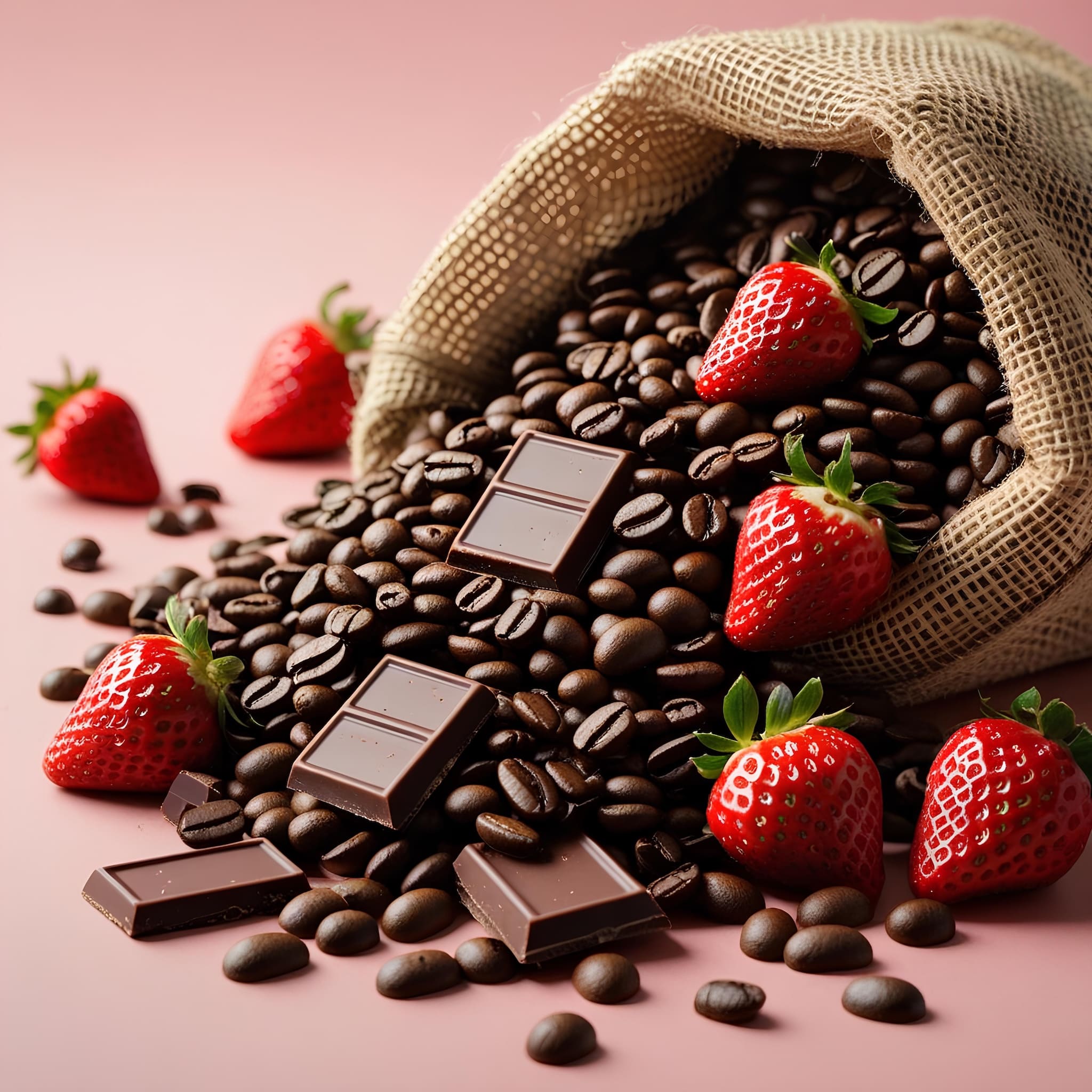 eper és csokoládé aromájú 100% arabica kávé, elérhető 100g, 250g és 500g kiszerelésekben, prémium minőségű
