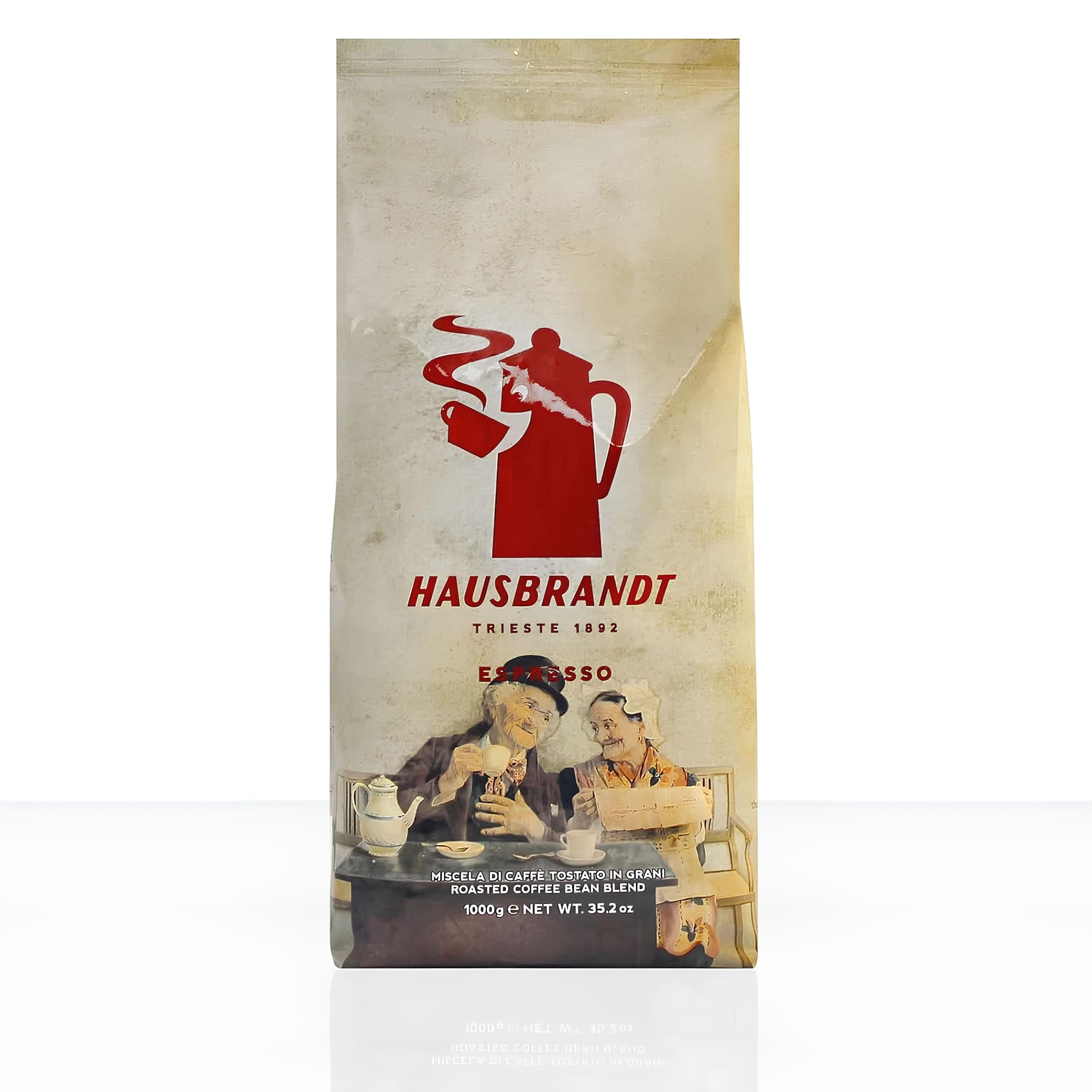 hausbrandt nanetti szemes kávé 1 kg prémium minőségű csomagolásban