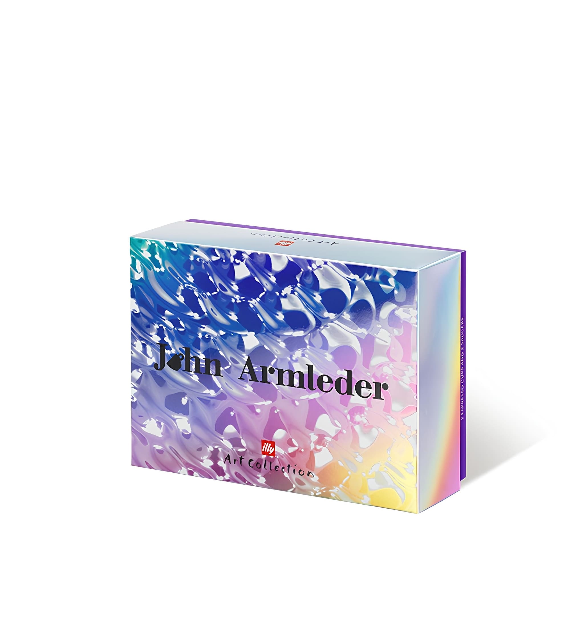 illy john armleder espresso csésze szett díszdoboza művészi grafikával