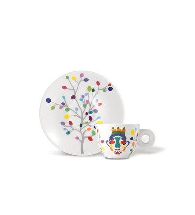 Második csésze – Illy Art Pascale Marthine Tayou espresso, élénk színek