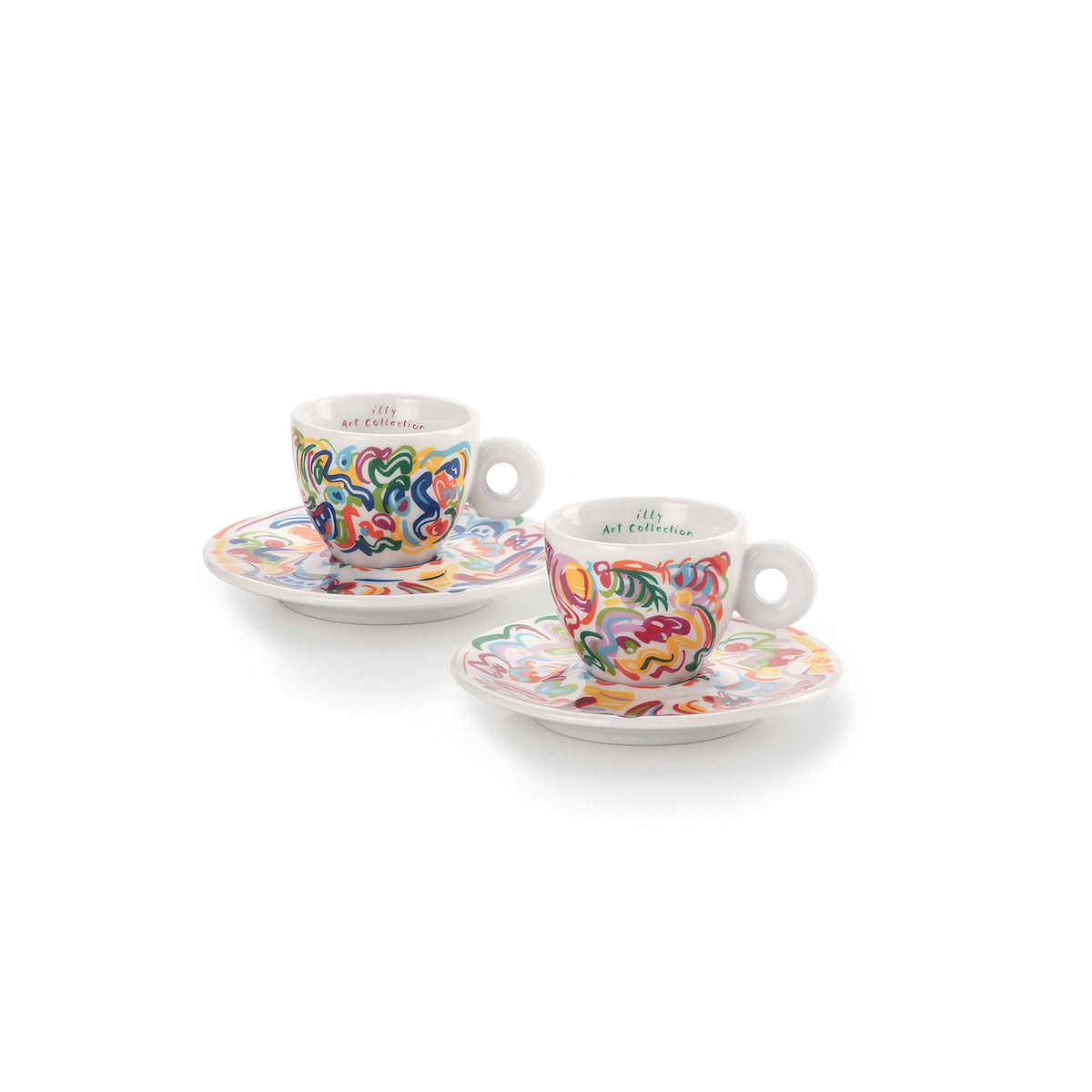 Illy Art Sol Calero Espresso kávéscsésze szett 2 db-os