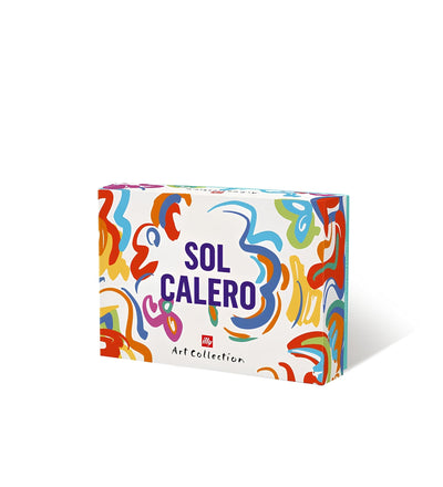 illy sol calero espresso csésze szett díszdoboza művészi latin-amerikai grafikával