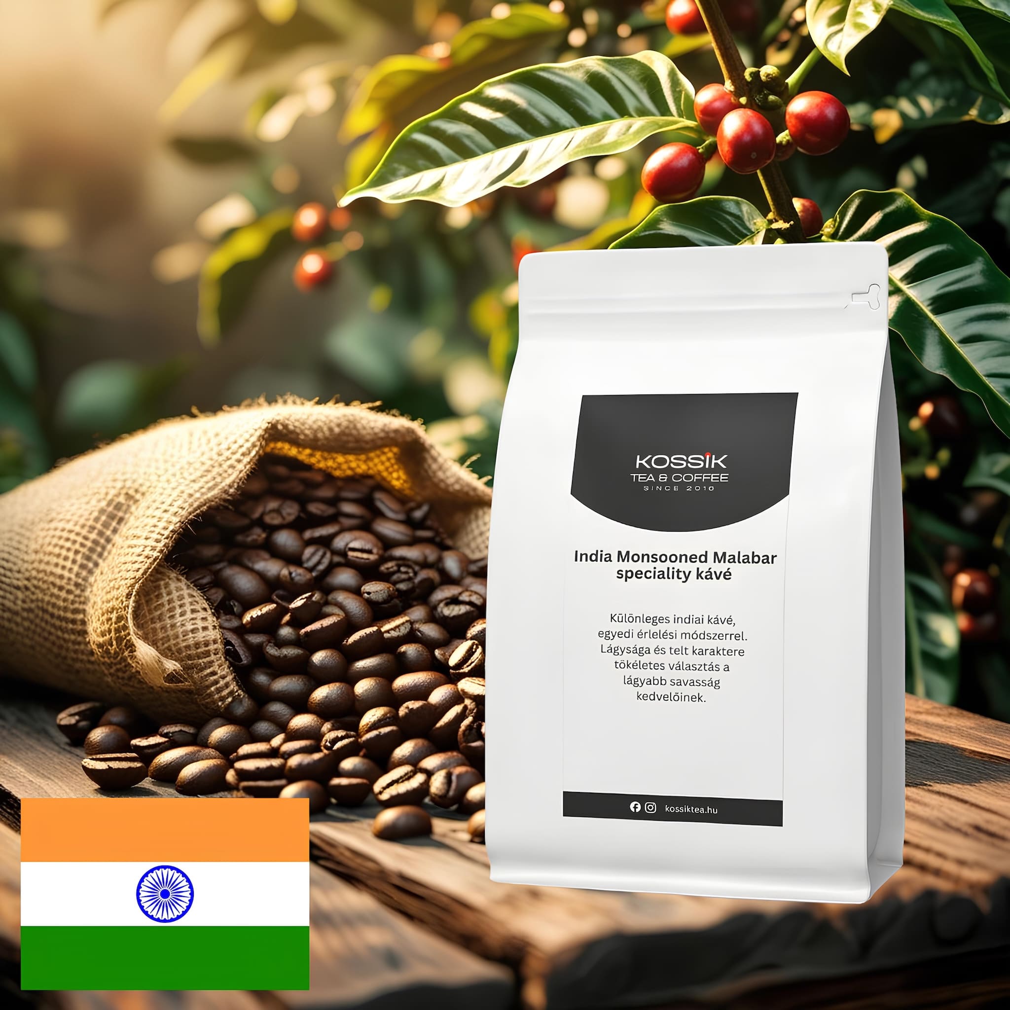 India Monsooned Malabar speciality kávé