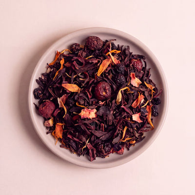 Jamaikai Rum gyümölcstea szálai közelről