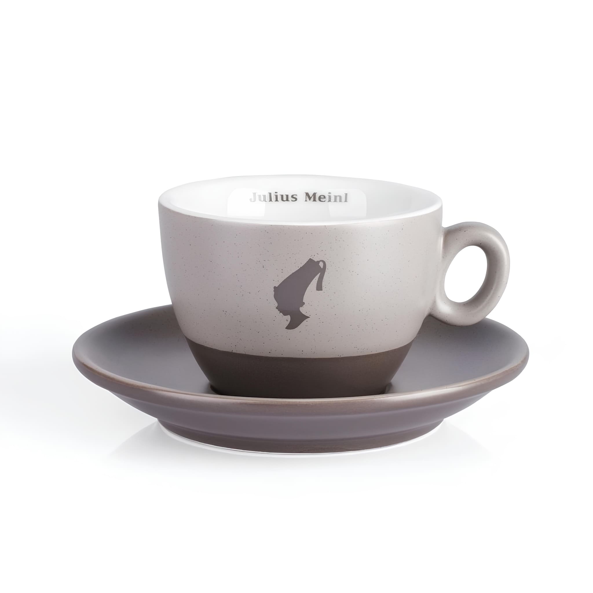 julius meinl premium modern cappuccino porcelán kávéscsésze alátéttel