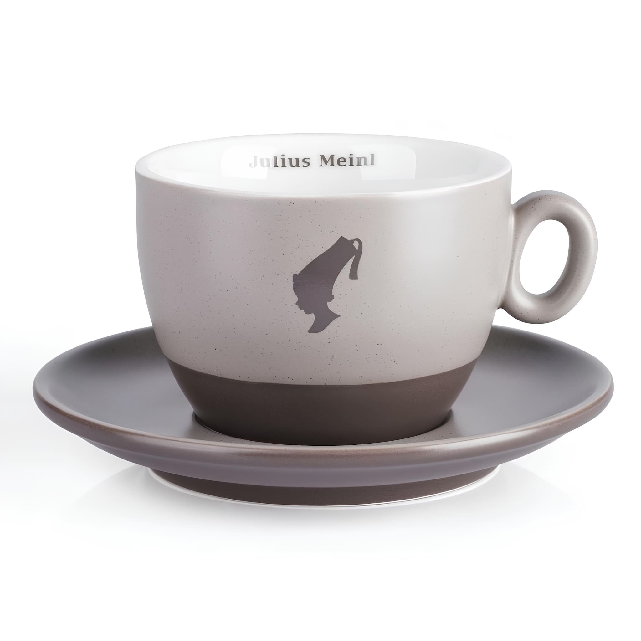 julius meinl premium modern latte porcelán kávéscsésze alátéttel
