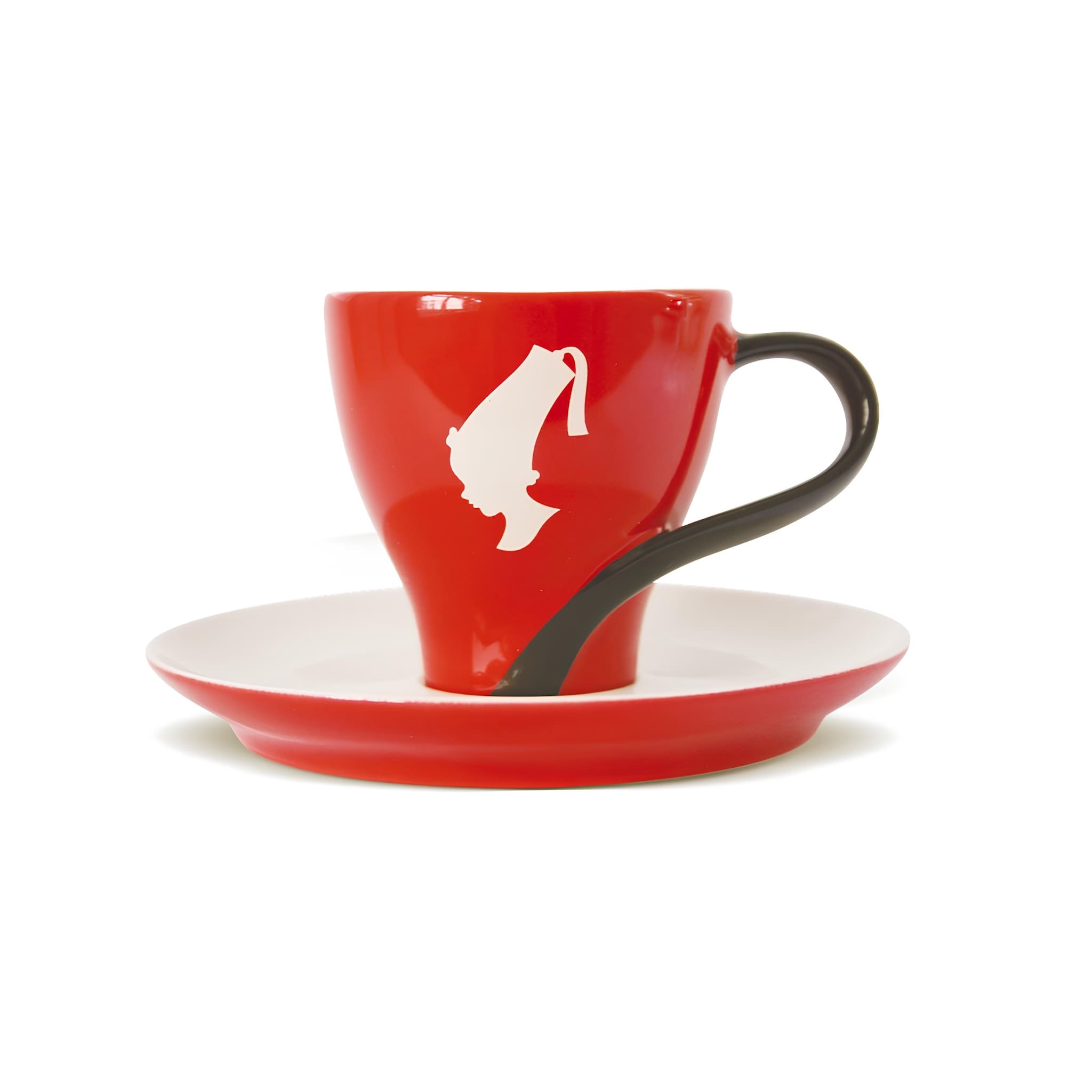 julius meinl trend espresso piros porcelán kávéscsésze alátéttel
