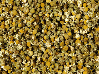 kamilla virág nyugtató koffeinmentes gyógynövény szálas tea, prémium minőség, 100g és 250g kiszerelésben