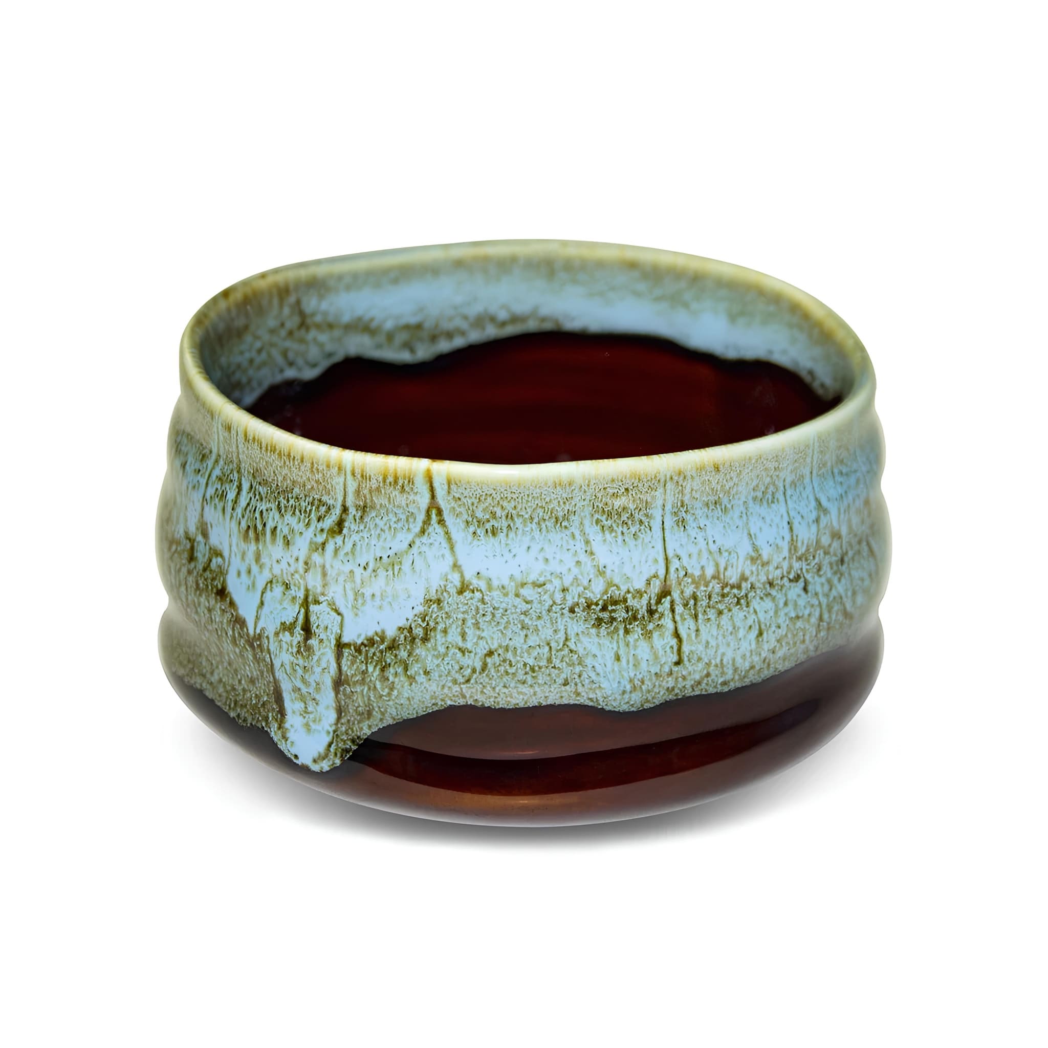 kaoru chawan matcha tál kézzel készített egyedi mázas kerámia japán teaceremónia