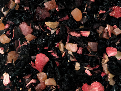 kir royal koffeinmentes gyümölcs szálas tea, elegáns ízvilág, prémium minőség, elérhető 100g és 250g kiszerelésben