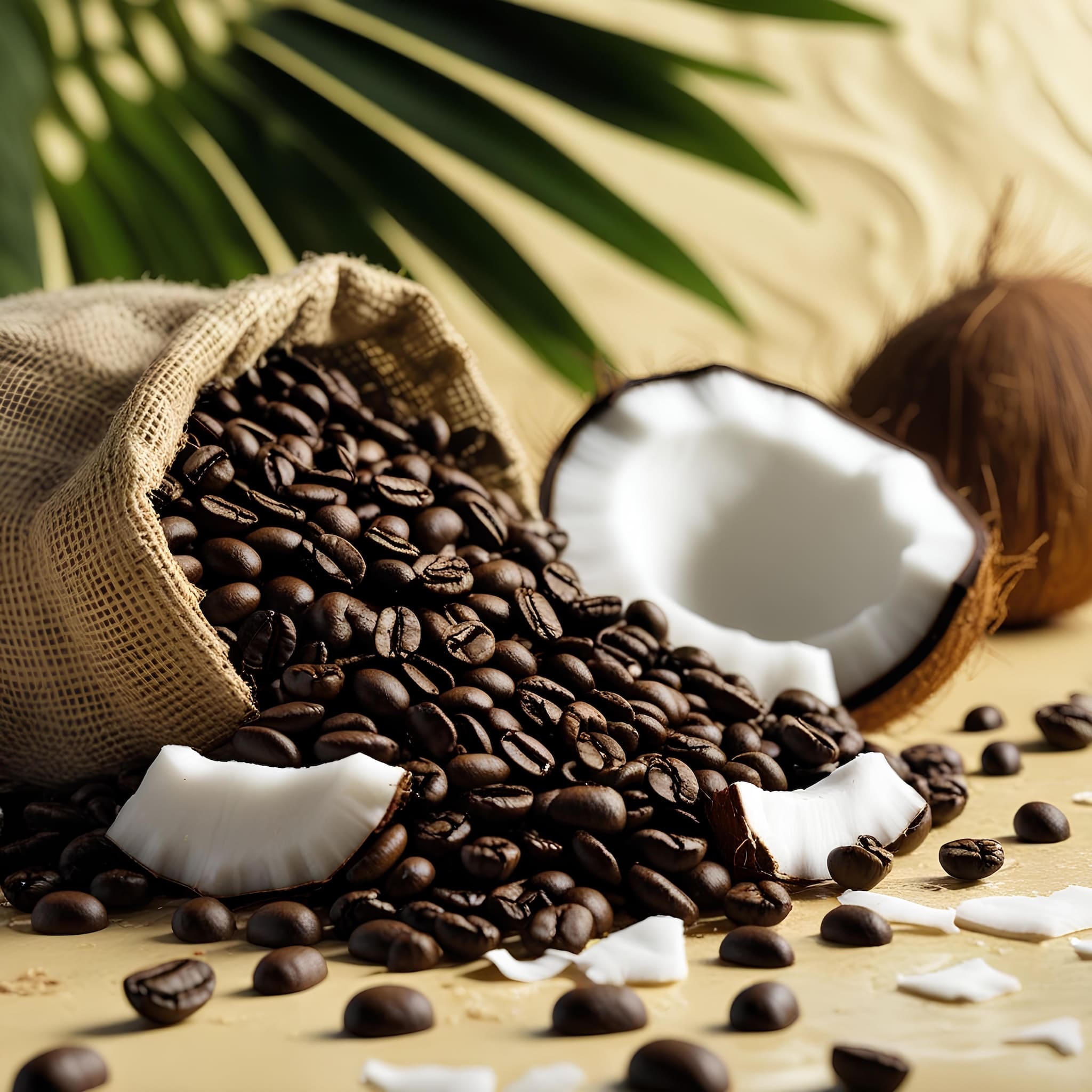 kókusz aromás 100% arabica kávé, többféle kiszerelésben: 100g, 250g, 500g, prémium minőségű termék