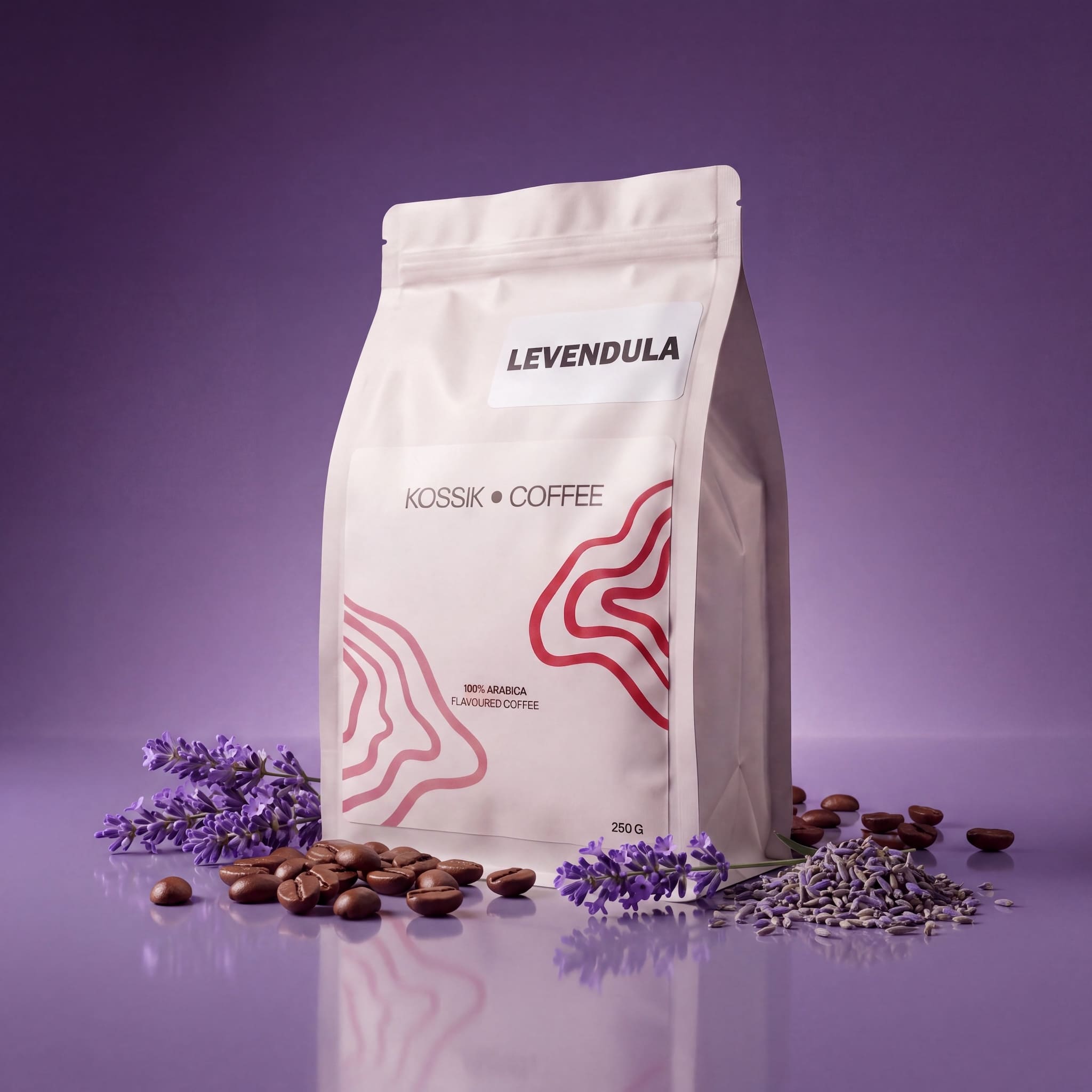 levendula aromájú 100% arabica kávé, prémium minőségű termék