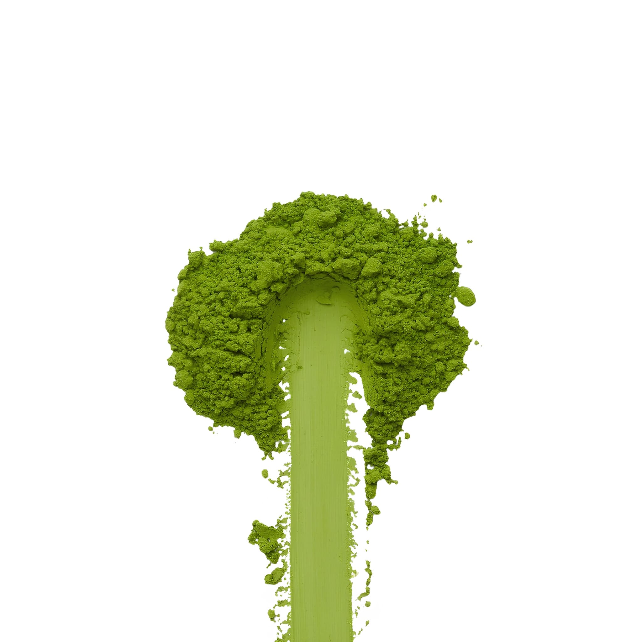 Asamizu Suishu Matcha por formában, élénk smaragd zöld, prémium japán matcha, gazdag antioxidánsokkal