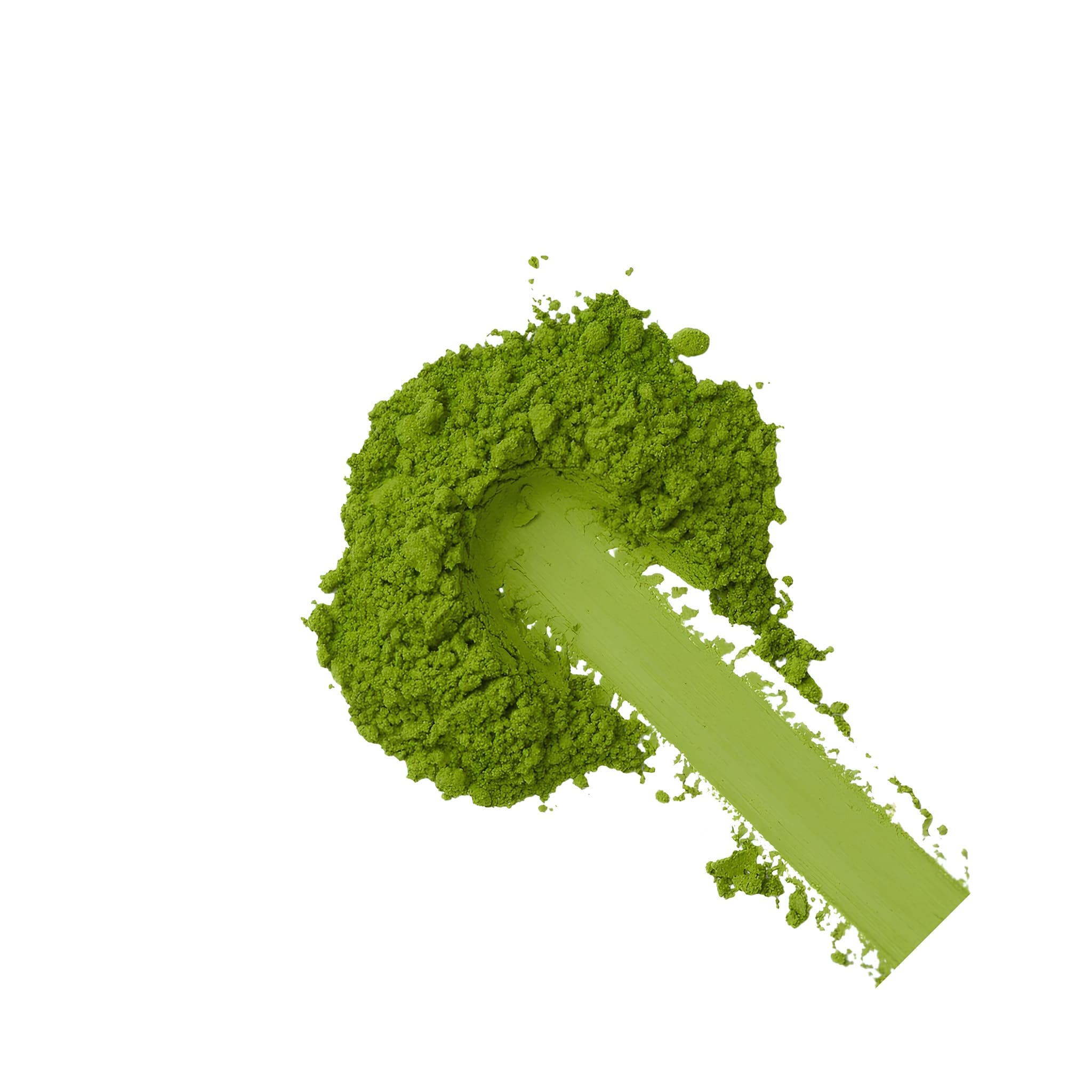 Asamizu Suishu Matcha por formában, élénk smaragd zöld, prémium japán matcha, gazdag antioxidánsokkal