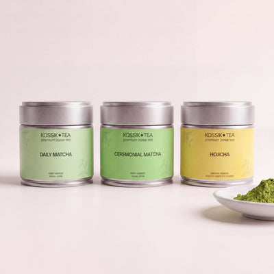 Matcha Trió – Kossik Tea & Coffee bundle
