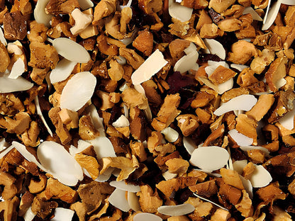 nagyi almás pitéje koffeinmentes gyümölcs szálas tea, otthonos ízvilág, prémium minőség, 100g és 250g kiszerelésben